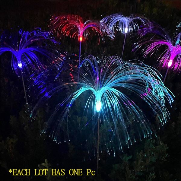 SOLAR WATERPROOF JELLYFISH STYLE FIBER OPTIC LIGHT