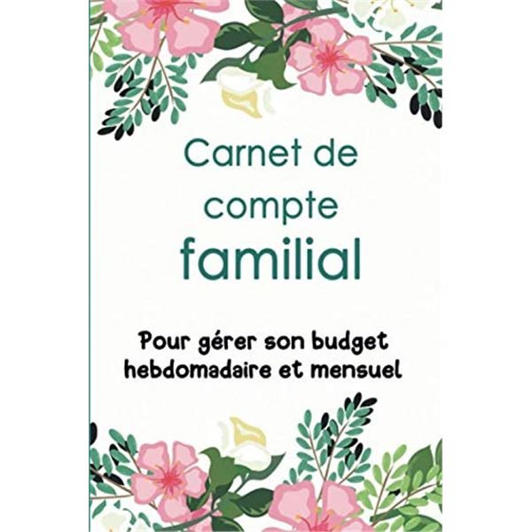 NEW PAPERBACK - CARNET DE COMPTE FAMILIAL