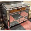 Image 1 : MIRRORED CABINET H-32 W-28 L-36.5" CHIPPED/CRACKED