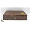 Image 1 : EMPTY WOODEN SILVERWARE CHEST