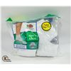 Image 1 : ANKLE SOCKS WHITE 6-12 SIZE 6-PACK FRUIT OF