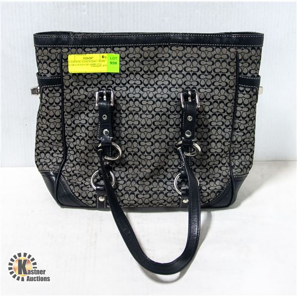 AUTHENTIC COACH BAG - SOME WEAR/NEEDS CLEANING
