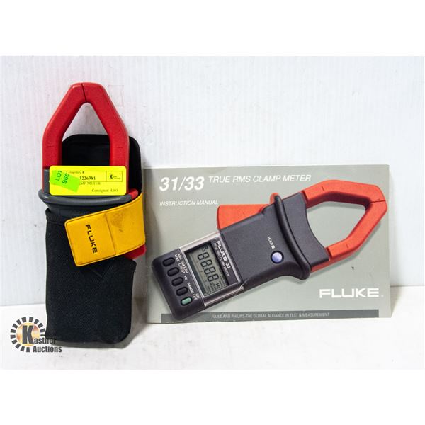 FLUKE 33 CLAMP METER