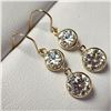 Image 1 : BZ1628-11 10K MOISSANITE(3CT) EARRINGS