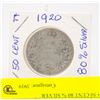 Image 1 : 1929 50 CENT 80 % SILVER