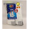Image 1 : WHITE CREW SOCKS 12-16 SIZE 6-PACK FRUIT OF