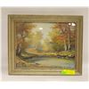 Image 1 : FRAMED PRINT OF OIL PAINTING BY K. GATERMANN