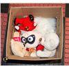 Image 1 : 4 STUFFED ANIMALS (2 ARE NEW)