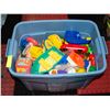 Image 1 : BIN OF CHILDREN'S TOYS