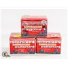 Image 1 : 3 LONDON BUS TIN COIN BANKS FILLED