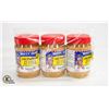Image 1 : 3 JARS NUTTY CLUB OLD FASHIONED PEANUT BUTTER