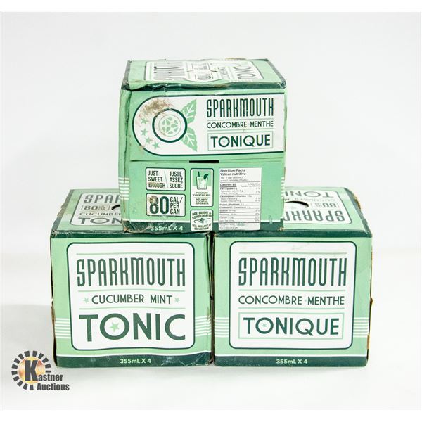 3X4 PACKS SPARKMOUTH CUCUMBER MINT
