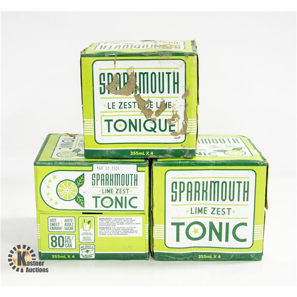 SPARKMOUTH LIME ZEST 3X4 PACKS BB