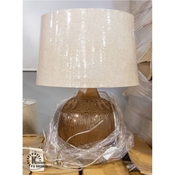 LILA GLASS LAMP WITH SHADE IMPORTED FROM INDIA