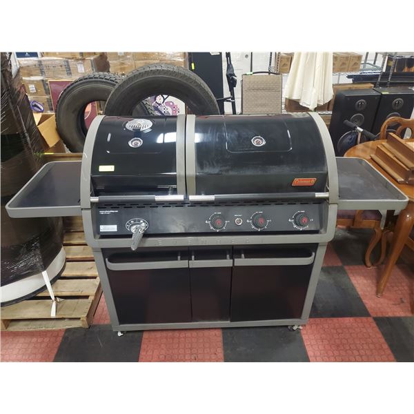 COLEMAN EVENHEAT 45KBTU/HR DUAL FUEL BBQ