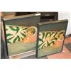 Image 1 : OIL PAINTINGS (3 PC LOT) TAKING THE TRICK TRYPTIC