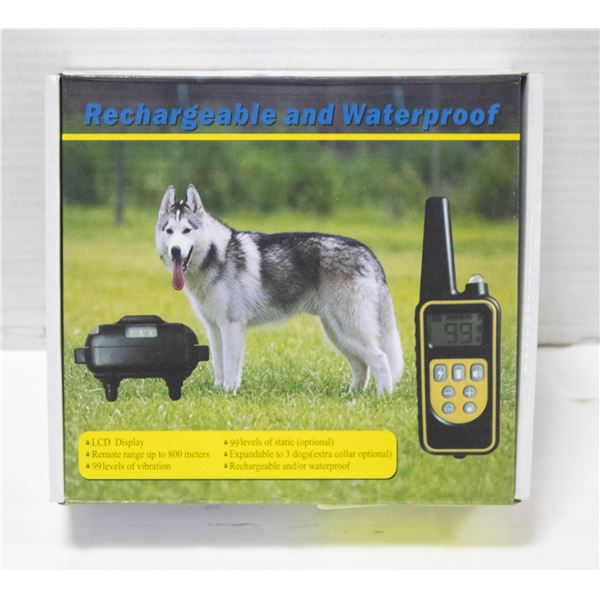 RECHARGABLE/WATERPROOF SHOCK COLLAR FOR DOGS