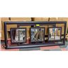 Image 1 : 58" X 21" LARGE DECORATIVE WALL MIRROR (HORIZONTAL