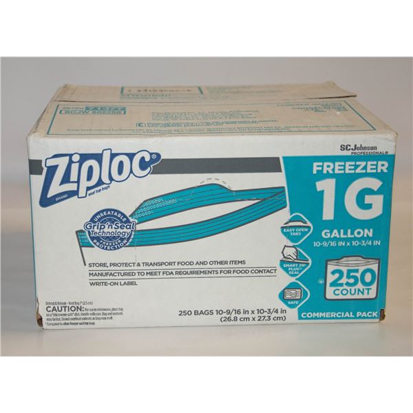 ZIPLOC STORAGE FREEZER BAGS 1 GALLON SIZE