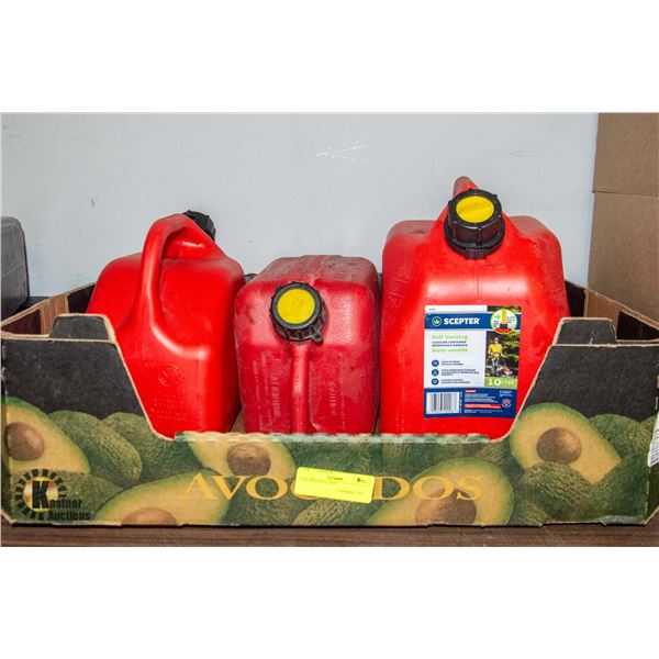 LOT OF FUEL CANS **SHIPPING NOT AVAILABLE**