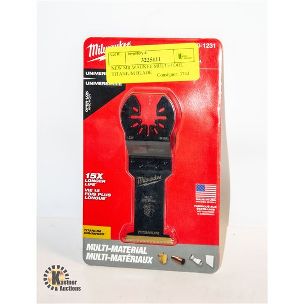 NEW MILWAUKEE MULTI-TOOL TITANIUM BLADE