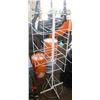 Image 1 : COMMERCIAL ROTATING METAL DISPLAY RACK- 60" TALL