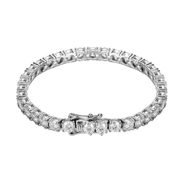 11 CT GRA CERTIFIED MOISSANITE 925STERLING BRACELE
