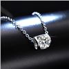Image 2 : 1 CT GRA CERTIFIED MOISSANITE 925 SILVER NECKLACE