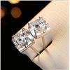 Image 1 : 1 CT GRA CERTIFIED MOISSANITE 925 SILVER EARRINGS
