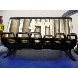 Antique Money changer cast iron and chrome made in Chicago (2)