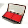 Image 2 : Wood music and jewelry box with painted flower on top and mirror on inside (2)