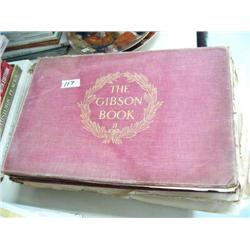 Lot of: 3 books by Charles Dana Gibson: "the Gibson Book I " and 2 copies of "the Gibson book II" dr