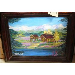 Original Oil Painting by Leona 5" x 7"  (2)