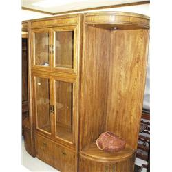 Outrageous Oak 3 Piece Display Cabinet lighted, made by Drexel   (172)