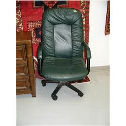 Green Leather Office Chair (172)