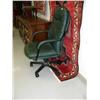 Image 2 : Green Leather Office Chair (172)