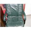 Image 3 : Green Leather Office Chair (172)