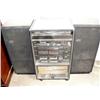 Image 1 : Stereo System with Speakers and Case, Compact Disc by Fisher, Rest of components by Sherwood with ta