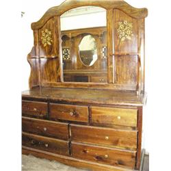 Pine Dresser with Mirror (169)