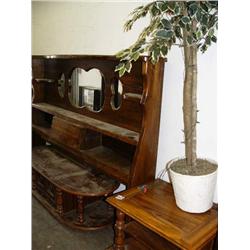 End Table, coffee table, Pine Headboard, King size (169)