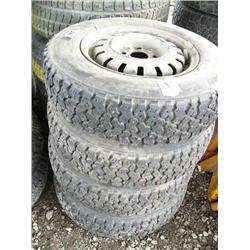 Lot of 4 Tires: 165 SR 13  Steel Belted Radials (169)