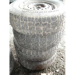 Lot of 4 Tires:  P2905/70R1  Bridgeford (169)