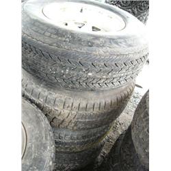 Lot of 4 Tires:  Steel Belted Uniroyal (169)