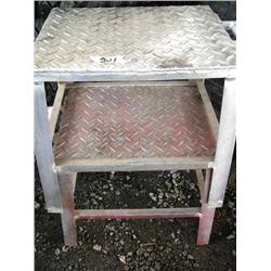 2 Aluminum Metal Step Stands (169)