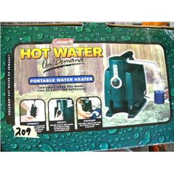 Coleman Hot Water Heater, Portable (169)