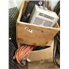 Image 1 : Coleman Black Cat Heater, Extension cords, etc. in 2 boxes (169)