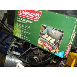 Propane Cooking Unit Coleman Nonstick grill and Cooking with Coleman Propane Stove (169)
