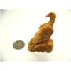 Image 1 : Fossilized ivory eagle on base by Roger Silook - 3" tall (2)