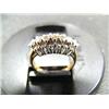 Image 1 : Diamond lady's ring, 10K yellow gold, full cut diamonds, approx. 1 carat, I1-I2 clarity, I color, es
