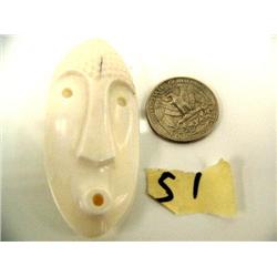 Ivory face pin by Al Mayac stock # P182 (2)
